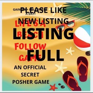 LISTING FULL PLEASE LIKE NEW LISTING PLEASE UNLIKE